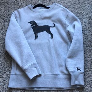 Martha’s Vineyard black dog crew neck